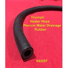 Heater Hose Triumph - Plenum Water Drainage - Rubber - 602057