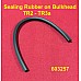 Sealing Rubber on Bulkhead - TR2 from TS5251, TR3, TR3a - 603257