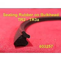 Sealing Rubber on Bulkhead - TR2 from TS5251 - TR3a  603257