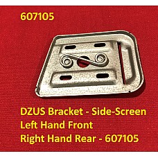 DZUS Bracket - Side-Screen - Triumph TR3A - Left Hand Front - Right Hand Rear - 607105