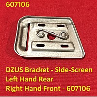DZUS Bracket - Side-Screen - Triumph TR3A - Left Hand Rear - Right Hand Front - 607106