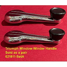 Window Winder Handle Chrome Triumph (Pair)    621811-SetA