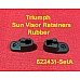 Triumph Sun Visor Pivot Retainers Rubber. TR4 - TR6. (Pair) 622431