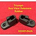 Triumph Sun Visor Pivot Retainers Rubber. TR4 - TR6. (Pair) 622431