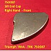 Sill End Cap  Right Hand  -  Front  Triumph TR4A - TR6   750087