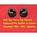 Soft Top Securing Handle  - Exposed Pin Buffer or Cover Triumph TR4 - TR6 - Spitfire    803-456