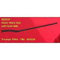 Door Weatherstrip Seal - Window to Door Outer - Left Hand  - Triumph TR4 - TR6   850324