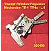 Triumph Window Regulator Mechanism TR4 - TR4a - Left Hand Side  850400