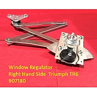 Window Regulator  - Right Hand Side  Triumph TR6    -  907180