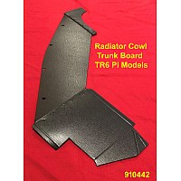 Radiator Cowl - Air Duct - Trunk Board- TR6 PI Models 910442