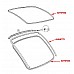 MGB MGC GT Upper or Outer Tailgate Seal. AHH9778