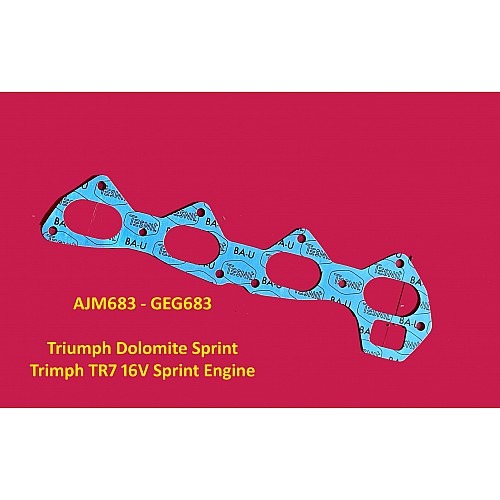 Gasket Manifold Inlet  Triumph TR7 16v 77-78 & Dolomite Sprint   AJM683