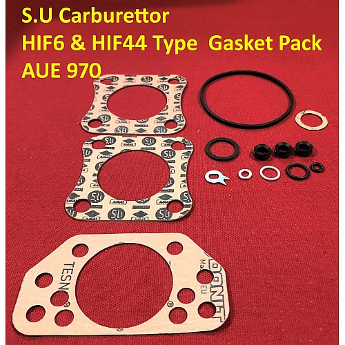 S.U Carburettor  HIF6 & HIF44 Type  Gasket Pack   (14 pc Pack)   AUE 970