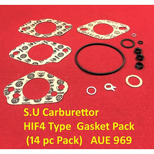 S.U Carburettor  HIF4 Type  Gasket Pack   (14 pc Pack)   AUE 969
