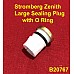 Stromberg Zenith Large Sealing Plug with O Ring.     B20767