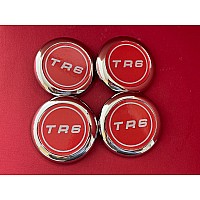Triumph TR6  Round Enamelled Badge  (Set of 4)   627502   BADGE10-SetA