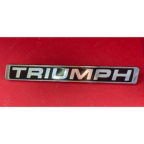 Triumph Upper Front Panel Bonnet Badge  627254    BADGE30