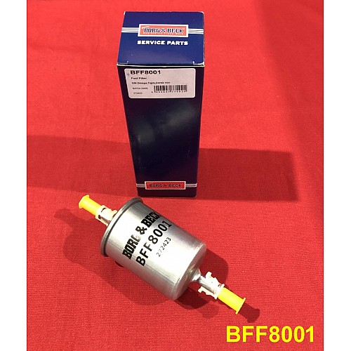 Borg & Beck Fuel Filter - Inline Steel Cannister   - BFF8001