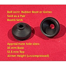 Ball Joint  Rubber Boot or Gaiter.   Sold as a Pair    Boot3-SetA