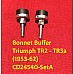Bonnet Buffer  Triumph TR2 - TR3a  (1953-62)    CD24540-SetA