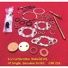 S.U Carburettor Rebuild Kit.   H1 Single. Genuine SU Kit.    CRK 226