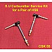 S.U Carburettor Service Kit for Pair of HS6 SU Carburettors CSK 55