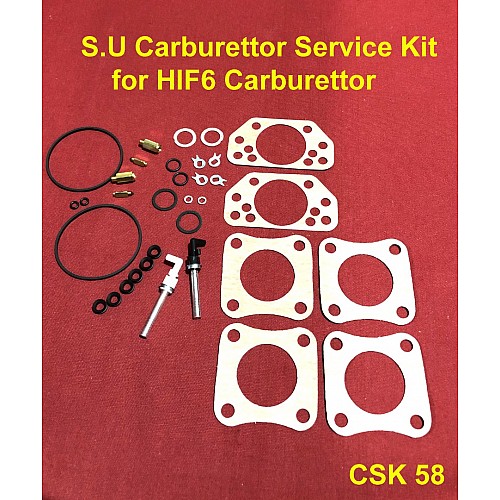 S.U Carburetor Rebuild Kit for HIF6 SU Carburettor Service Kit    CSK 58