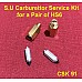 S.U Carburetor Service Kit for Pair of HS6 Carburetors (Waxstat)    CSK 91