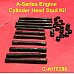 Cylinder Head Stud Kit    A-Series Engine Improved / Uprated.    C-AHT280