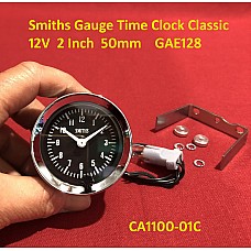 Smiths Gauges - Time Clock Classic 12V  2 Inch  50mm    GAE128