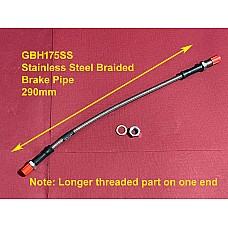Stainless Steel Braided Flexible Brake Hose     Triumph    GBH175SS