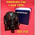 Lucas Type 6 Cylinder Distributor Cap - Lucas 25D6 Distributor Push in HT Connections GDC115Z