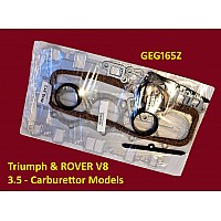 Gasket Set Cylinder Head Triumph & ROVER V8 3.5 - Carburettor Models  GEG165Z