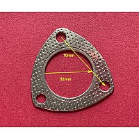 Gasket Exhaust Flange Midget, Spitfire 1500 52MM ID, 70mm Hole Centre GEG742