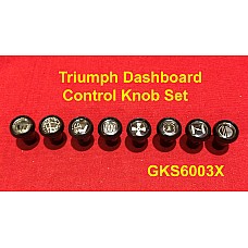 Triumph Dashboard Control Knob Set 8 Piece TR4 - TR4a GKS6003X