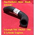 Top Radiator Hose - Black -  Triumph TR5  TR250   TR6     GRH387