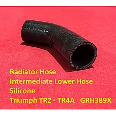 Radiator Hose -  Intermediate Lower Hose - Silicone  - Triumph TR2 - TR4A   GRH389X