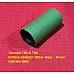 Triumph TR5 & TR6 Bottom Radiator Water Hose  - Green   GRH392-GRN