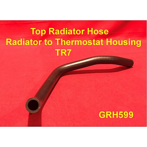 Top Radiator Hose - RH - Radiator to Thermostat Housing - GRH599