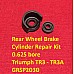 Rear Wheel Brake Cylinder Repair Kit - 0.625 bore  Triumph TR3A  - GRSP2030