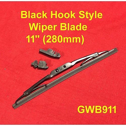 Black bayonet fit wiper blade GWB911