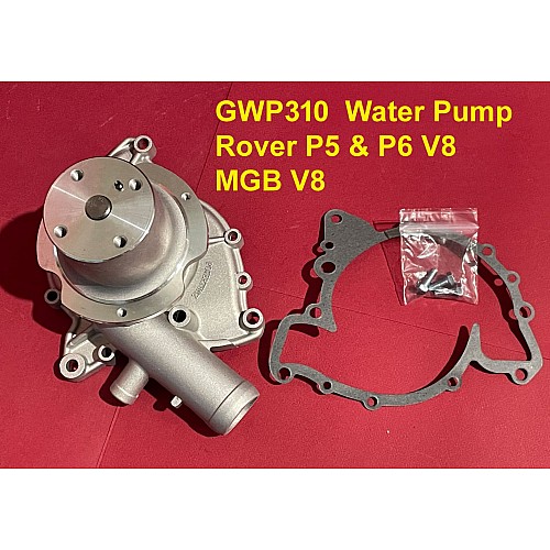 Water Pump Rover P5 and P6 V8 Engines and MGB GT V8    GWP310