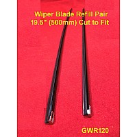 Wiper Blade Refill 6mm - Pair - 19.5" (500mm) long Cut to Fit - GWR120