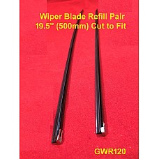 Wiper Blade Refill - Pair - 19.5" (500mm) Cut to Fit - GWR120