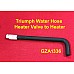 Water Hose -Heater Valve to Heater Triumph  GZA1336