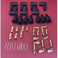 Terminal & Boot Pack for Spark Plug Leads  Coil & Distributor Cap on 6 Cylinder HT Leads.  IA_6_Cyl_terms