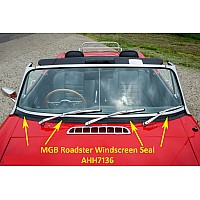 MGB Roadster Windscreen to Body Seal (1.4 metres)   AHH7316    IRS1611