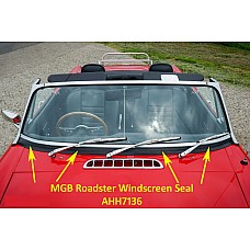 MGB Roadster Windscreen to Body Seal (1.4 metres)   AHH7316    IRS1611
