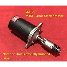 Lucas Classic 5 Inch Inertia Starter Motor M35J - LRS101 Reman Unit by Powerlite    LCS101