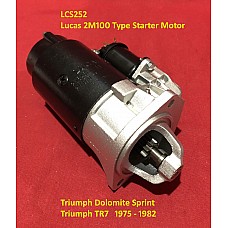 Lucas Classic 2M100 Type Starter Motor LRS00252  - Triumph TR7 1975 - 1985 & Dolomite Sprint  Remanufactured Unit by Powerlite    LCS252